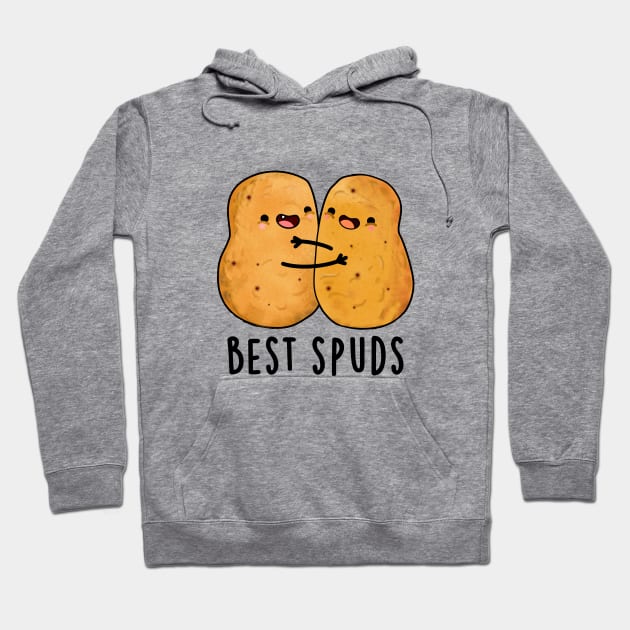 Best Spuds Cute Best Buddies Potato Pun Hoodie by punnybone